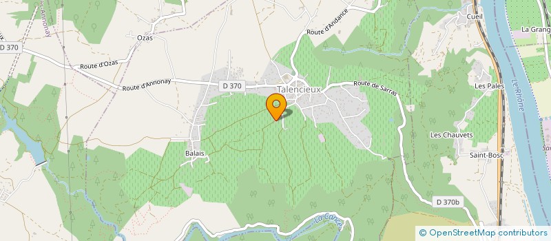 localisation de l'entreprise SCI LA FONCIERE DES TROIS SOLEILS  TALENCIEUX