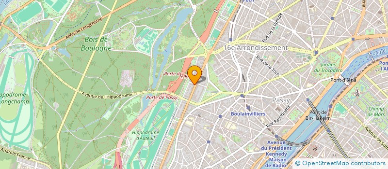 localisation de l'entreprise SCI LA FONCIERE DU BOIS  PARIS