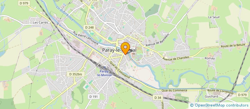 localisation de l'entreprise SCI LA FONCIERE DU CHAMP BOSSU  PARAY-LE-MONIAL