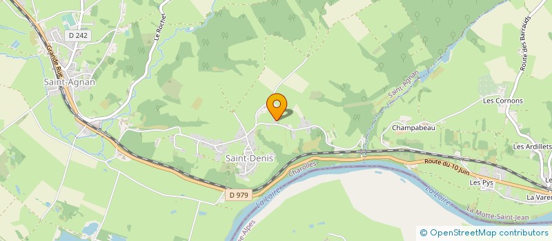 localisation de l'entreprise SCI LA FONCIERE DU CHAMP DU VILLAGE  SAINT-AGNAN