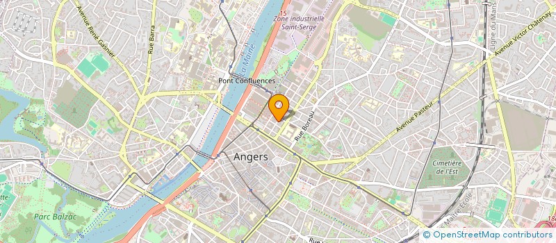 localisation de l'entreprise SCI  LA FONCIERE DU HEZO à ANGERS