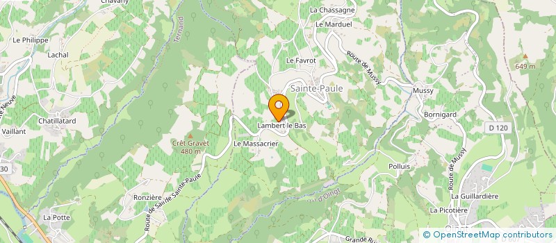 localisation de l'entreprise SCI LA FONCIERE DU TELEGRAPHE  LEGNY