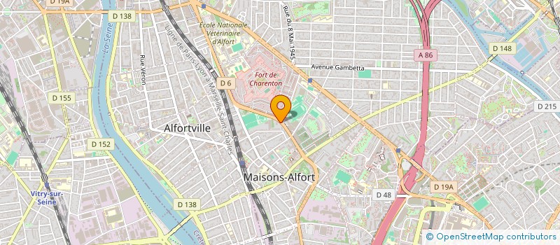 localisation de l'entreprise SCI LA FONCIERE EUROPA à MAISONS-ALFORT