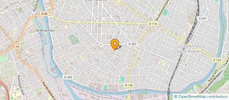 localisation de l'entreprise SCI LA FONCIERE GARANCE à SAINT-MAUR-DES-FOSSES