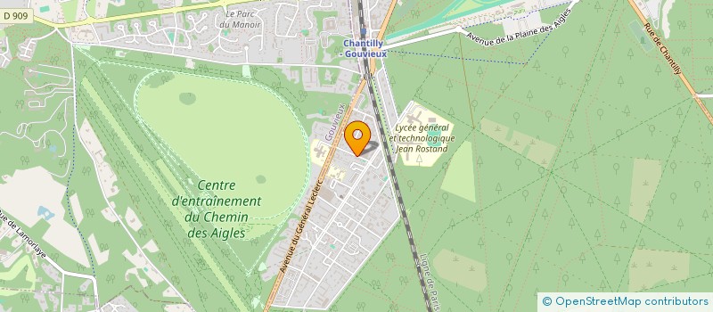 localisation de l'entreprise SCI LA FONCIERE M&A  CHANTILLY