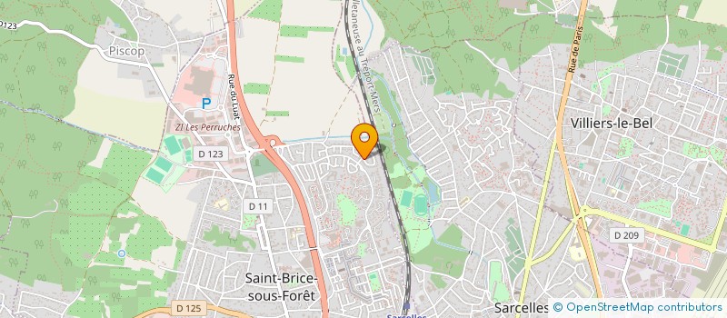 localisation de l'entreprise SCI LA FONCIERE SAINT ANTOINE  SAINT-BRICE-SOUS-FORET