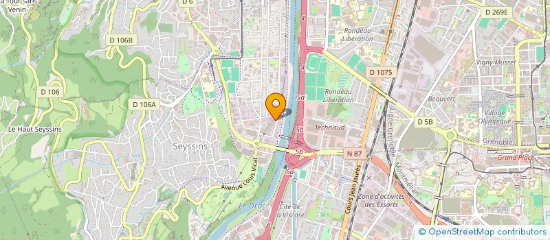 localisation de l'entreprise SCI LA FONCIERE STC à SEYSSINS