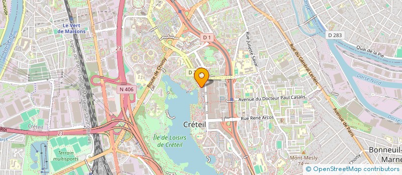 localisation de l'entreprise SCI LA FONCIERE VODOUHE à CRETEIL