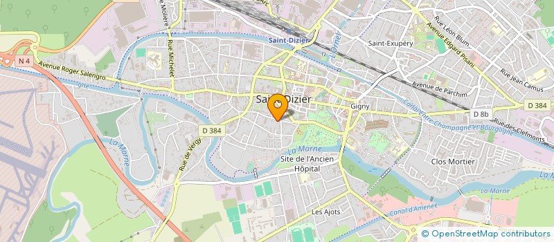 localisation de l'entreprise SCI LA FONDERIE à SAINT-DIZIER