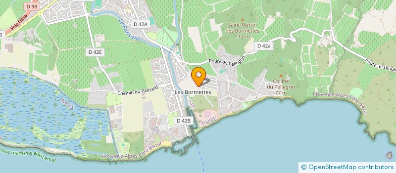 localisation de l'entreprise SCI LA FONDERIE  LA LONDE-LES-MAURES