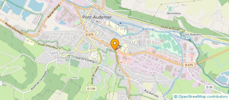 localisation de l'entreprise SCI LA FONDERIE à PONT-AUDEMER