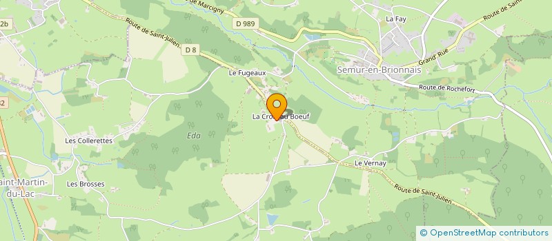 localisation de l'entreprise SCI LA FONT CHARME  LIGNY-EN-BRIONNAIS