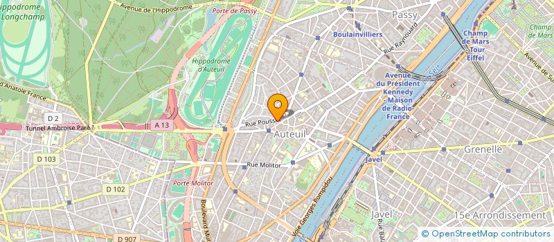 localisation de l'entreprise SCI LA FONTAINE 112  PARIS