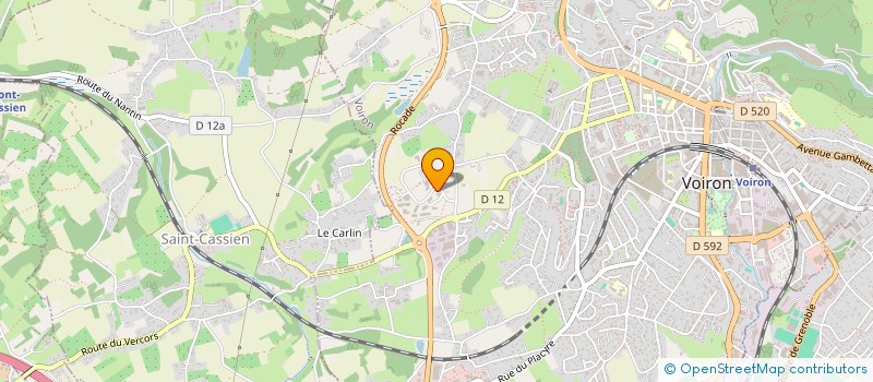 localisation de l'entreprise SCI LA FONTAINE à VOIRON