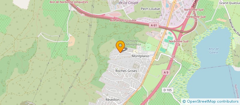 localisation de l'entreprise SCI LA FONTAINE à NARBONNE