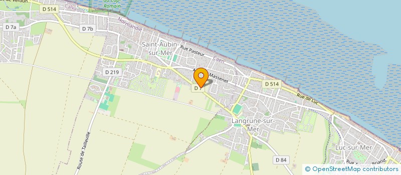 localisation de l'entreprise SCI LA FONTAINE  SAINT-AUBIN-SUR-MER