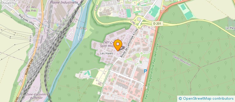 localisation de l'entreprise SCI LA FONTAINE  SAINT-MAXIMIN