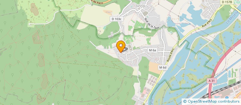 localisation de l'entreprise SCI LA FONTAINE  VAUX