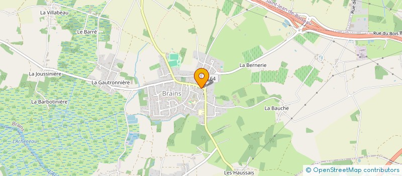 localisation de l'entreprise SCI LA FONTAINE  BRAINS