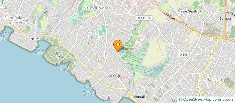 localisation de l'entreprise SCI LA FONTAINE  VAUX-SUR-MER