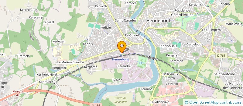 localisation de l'entreprise SCI LA FONTAINE  MERLEVENEZ