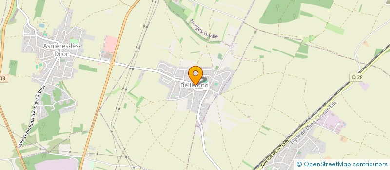 localisation de l'entreprise SCI LA FONTAINE  BELLEFOND