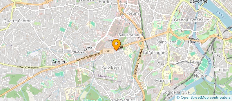 localisation de l'entreprise SCI LA FONTAINE à BAYONNE