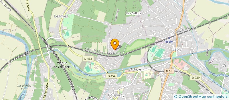 localisation de l'entreprise SCI LA FONTAINE  COUPVRAY