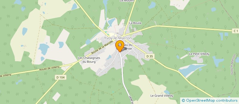 localisation de l'entreprise SCI LA FONTAINE  YVOY-LE-MARRON