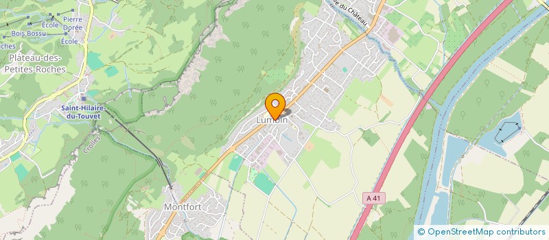 localisation de l'entreprise SCI LA FONTAINE  LUMBIN