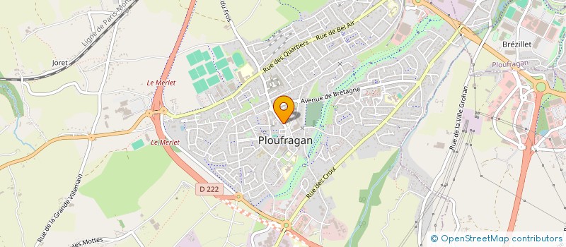 localisation de l'entreprise SCI LA FONTAINE  PLOUFRAGAN