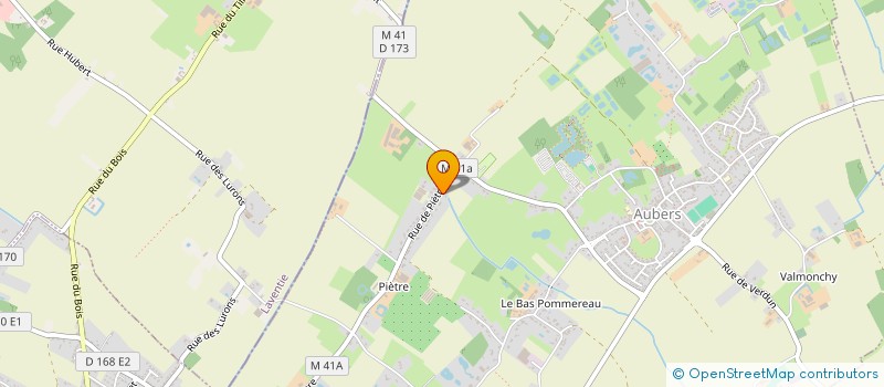 localisation de l'entreprise SCI LA FONTAINE à AUBERS