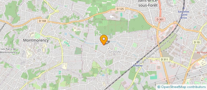 localisation de l'entreprise SCI LA FONTAINE à GROSLAY
