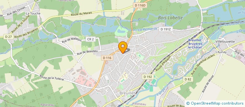 localisation de l'entreprise SCI LA FONTAINE  SAINT-MAURICE-MONTCOURONNE