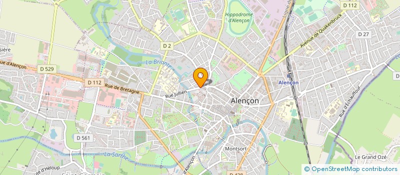 localisation de l'entreprise SCI LA FONTAINE à ALENCON