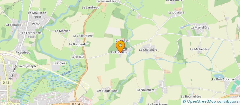 localisation de l'entreprise SCI LA FONTAINE à LES TOUCHES