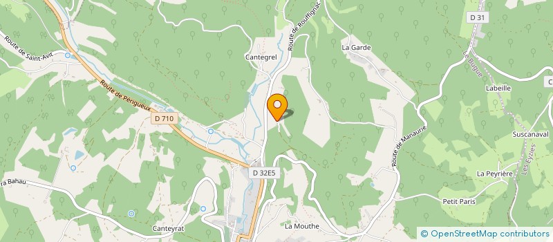 localisation de l'entreprise SCI LA FONTAINE  LES EYZIES