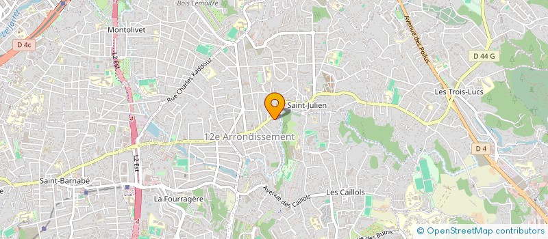 localisation de l'entreprise SCI LA FONTAINE à MARSEILLE