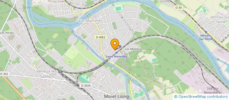 localisation de l'entreprise SCI LA FONTAINE  SAINT-MAMMES