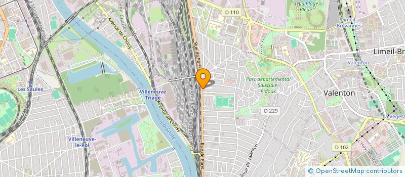 localisation de l'entreprise SCI LA FONTAINE  VILLENEUVE-SAINT-GEORGES