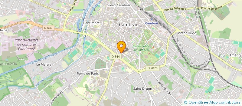 localisation de l'entreprise SCI LA FONTAINE à CAMBRAI