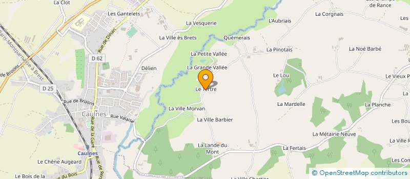 localisation de l'entreprise SCI LA FONTAINE  GUENROC