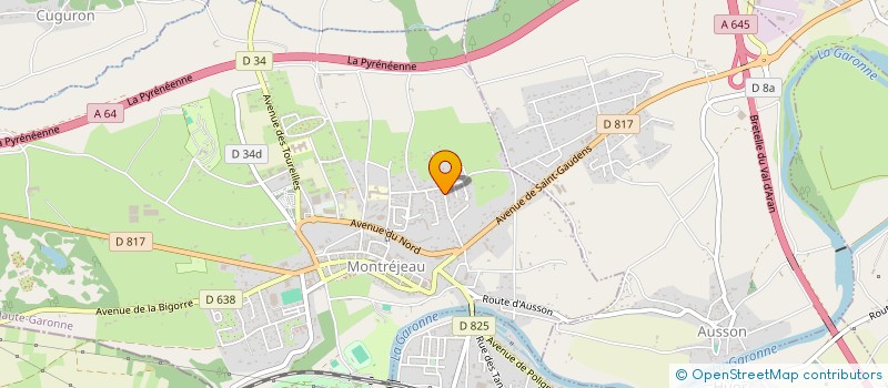 localisation de l'entreprise SCI LA FONTAINE  MONTREJEAU