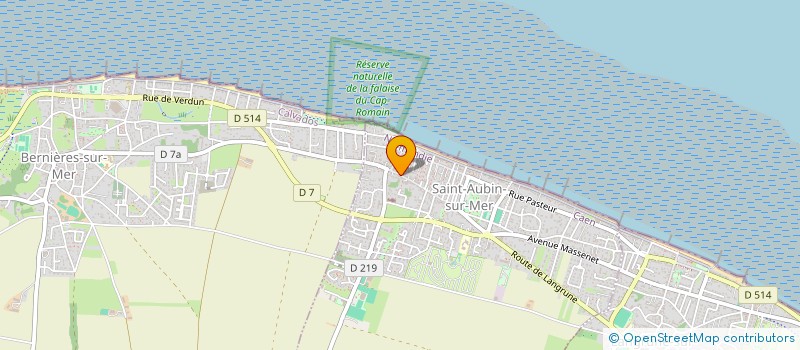 localisation de l'entreprise SCI LA FONTAINE  SAINT-AUBIN-SUR-MER