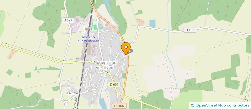 localisation de l'entreprise SCI LA FONTAINE à NOGENT-SUR-VERNISSON