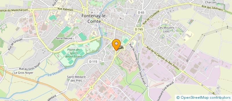 localisation de l'entreprise SCI LA FONTAINE  FONTENAY-LE-COMTE