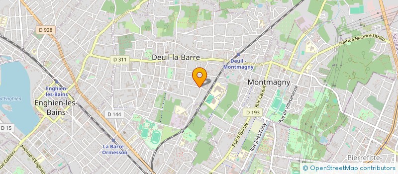 localisation de l'entreprise SCI LA FONTAINE  DEUIL LA BARRE