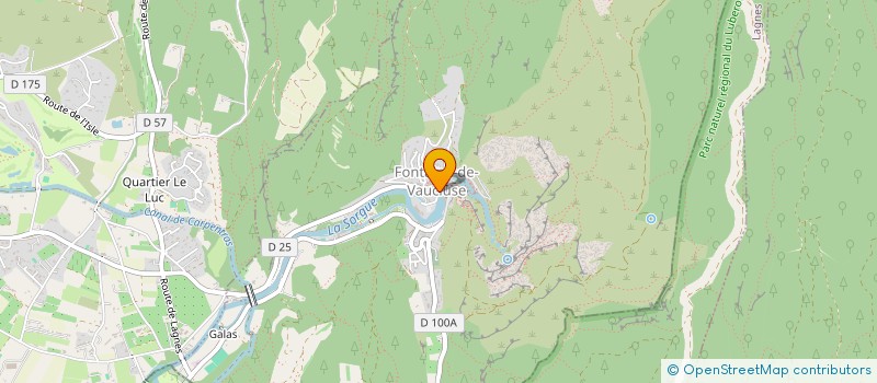localisation de l'entreprise SCI LA FONTAINE  FONTAINE-DE-VAUCLUSE