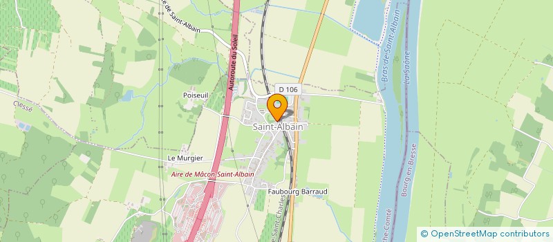 localisation de l'entreprise SCI LA FONTAINE  SAINT-ALBAIN