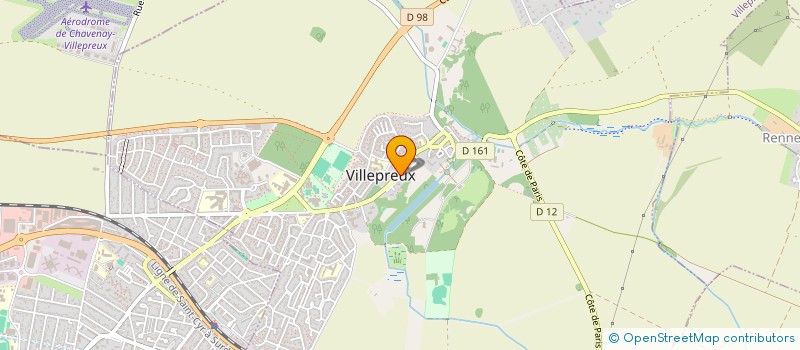 localisation de l'entreprise SCI LA FONTAINE  VILLEPREUX